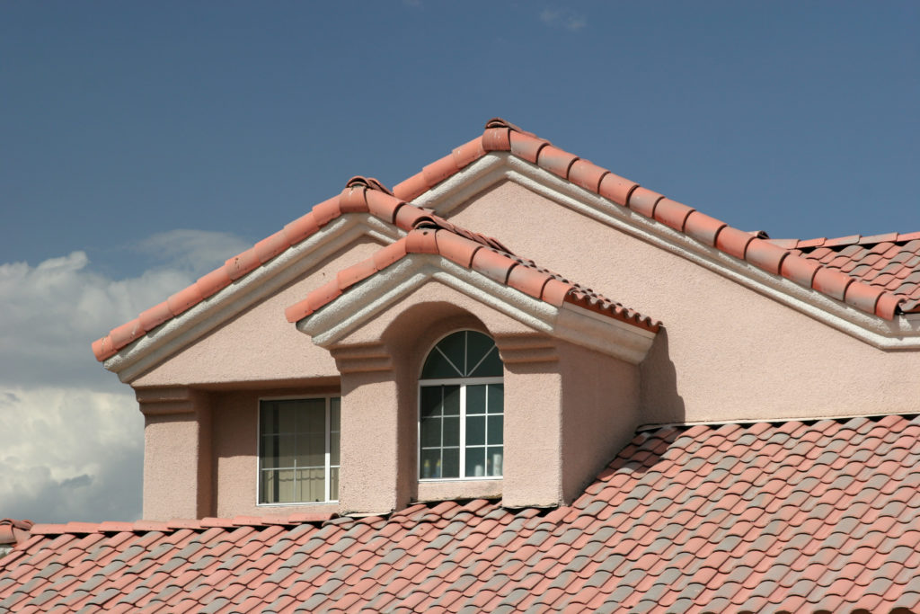 stucco home detail